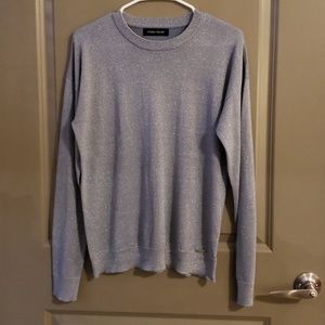 Ivanka Trump Powder Blue Metallic Sweater